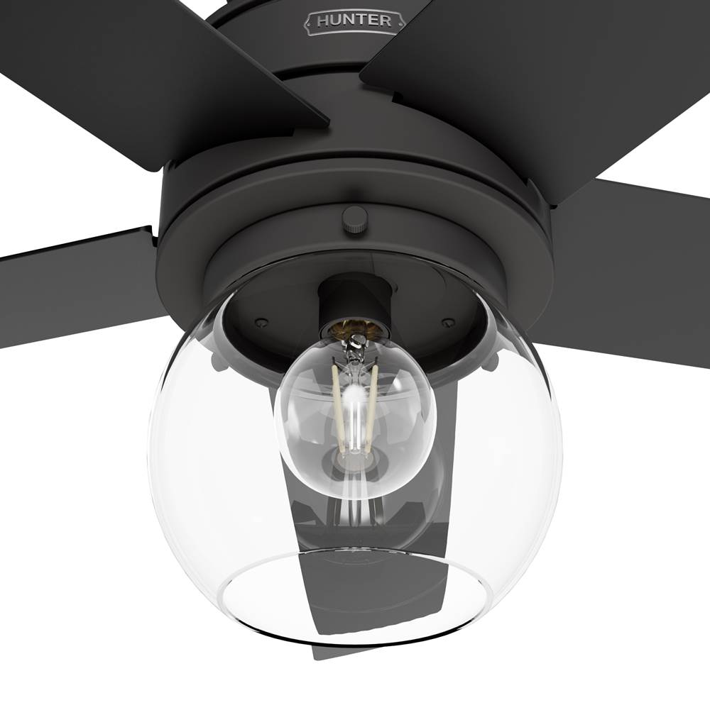 Hunter Xidane Hunter 52 Inch Xidane Matte Black Ceiling Fan With Led Light Kit And Handheld Remote