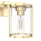 Hunter Astwood Alturas Gold With Clear Glass 3 Light Vanity Wall Light Fixture