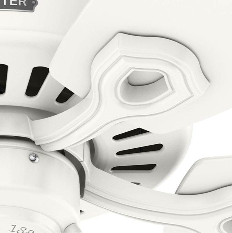 Hunter 53486 Fresh White 42 Inch Builder Elite Fresh White Image 6