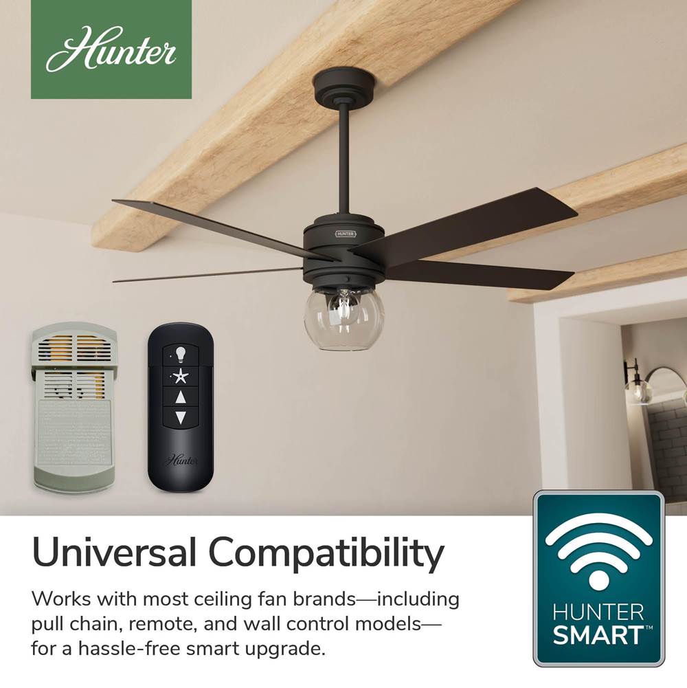 Hunter 99981 Fresh White Huntersmart Smart Fan Upgrade Kit With Remote Control Image 7