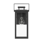 Hunter 46051 Matte Black Hunter Timbergrove Matte Black With Clear Glass 1 Light Image 1