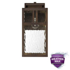 Hunter Aspenbrook Outdoor 1 Light Large Wall Light Bronze