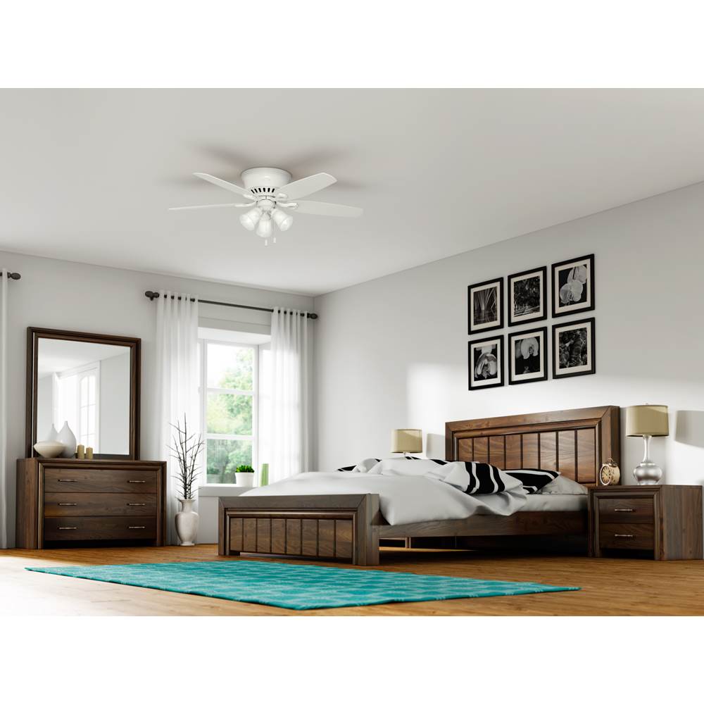 Hunter Builder 52'' Builder Plus Lp-snow White