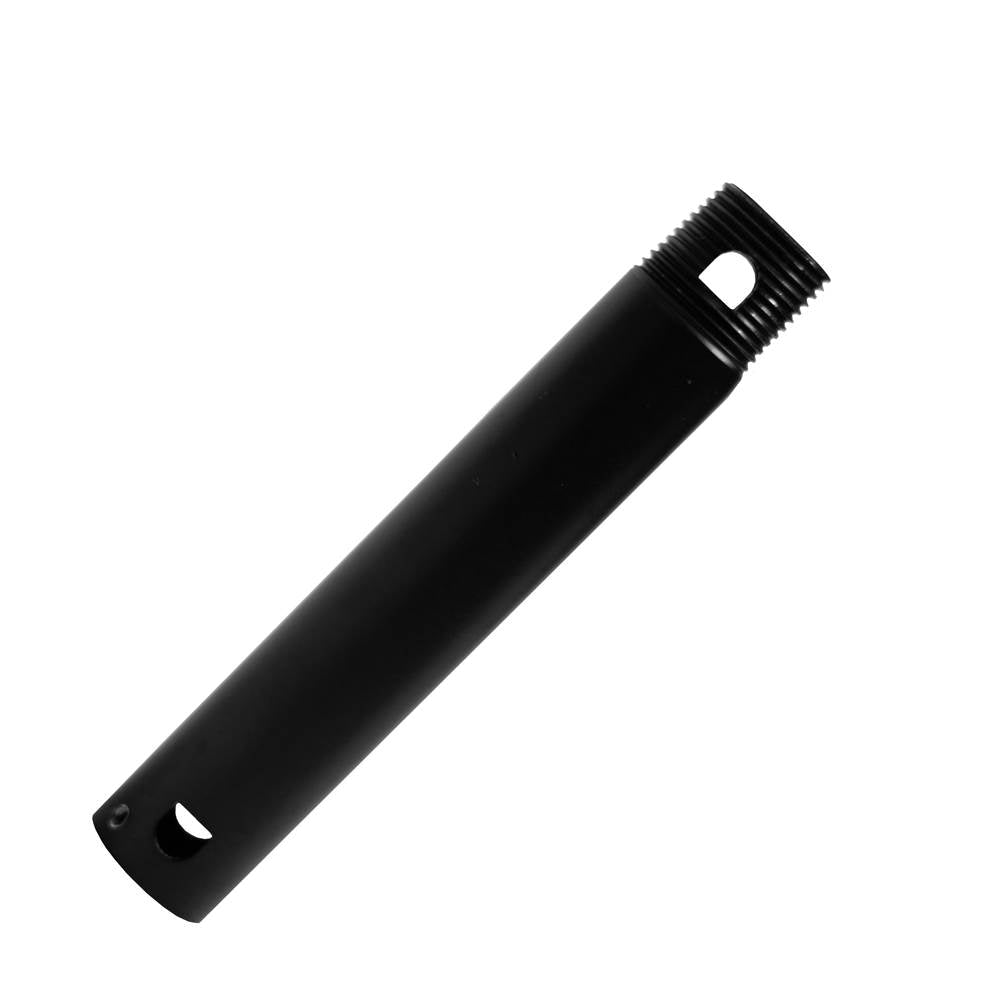 Hunter  Flat Matte Black 6 Inch Downrod