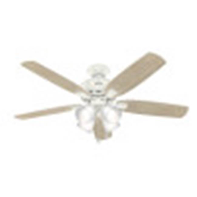 Hunter 53217 Fresh White 52'' Amberlin-fresh White Image 1