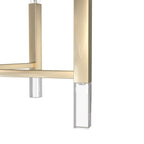 Hunter 19523 Palm Gold Hunter Sunjai Palm Gold 5 Light Chandelier Ceiling Light Fixture Image 2