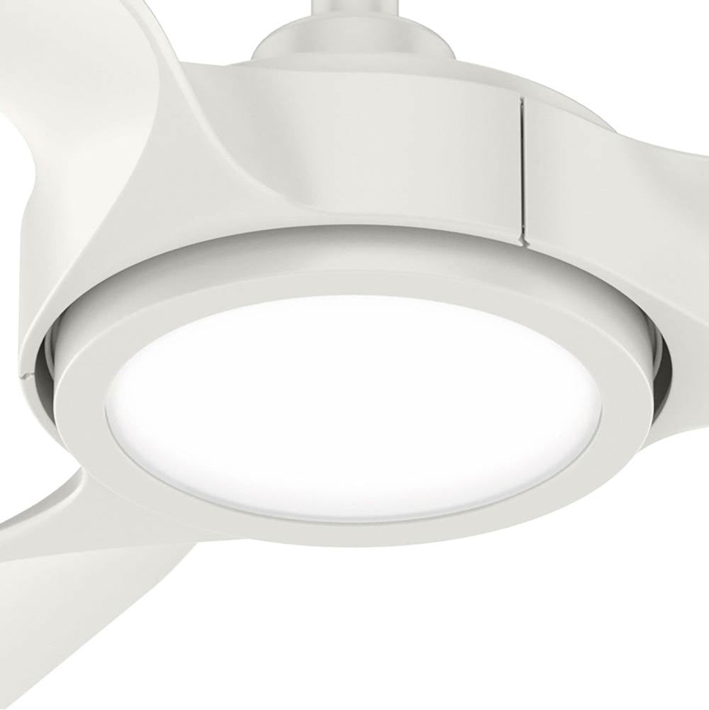Hunter 53519 Fresh White Zentech 3 Blade Indoor/outoor Smart Fan 52in - Fresh White Image 2