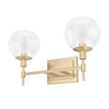 Hunter 19761 Alturas Gold Xidane 2 Light Vanity Image 1