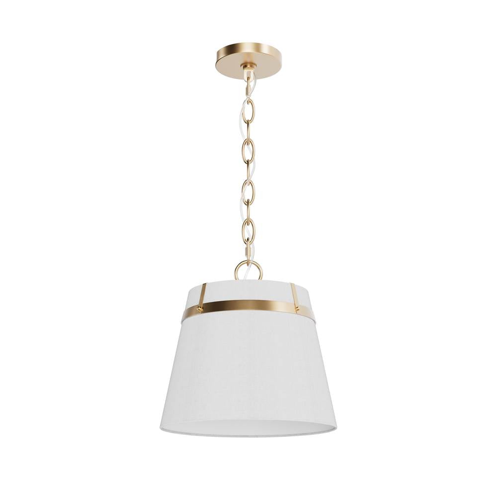 Hunter 48162 Alturas Gold Ada Lee 1 Light Small Pendant Gold Image 1