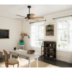 Hunter 51817 Matte Black 52 Inch Gilrock Matte Black Ceiling Fan And Pull Chain Image 4