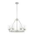 Hunter Hartland 24'' Chandelier Brushed Nickel