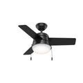 Hunter 59302 Matte Black 36'' Aker-matte Black Image 1