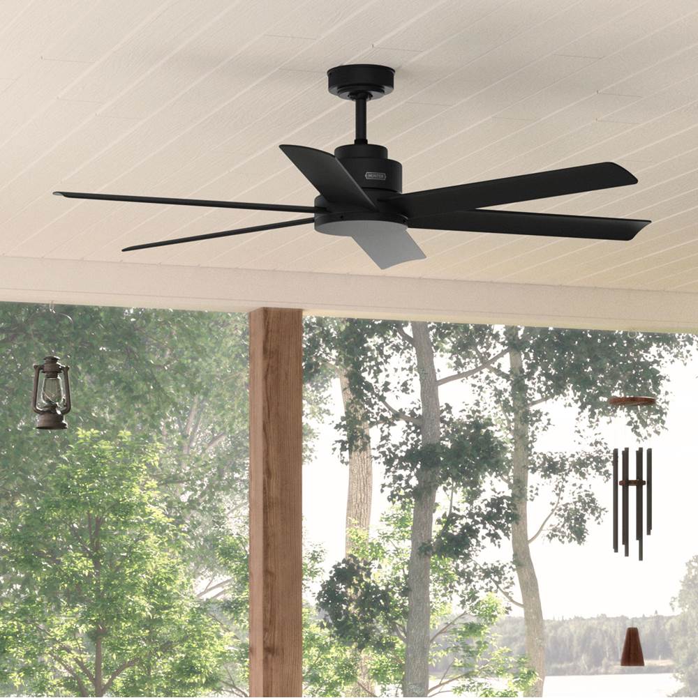 Hunter 51830 Matte Black 60in Kennicott - Matte Black Image 7
