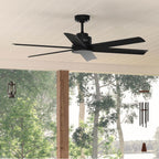 Hunter 51830 Matte Black 60in Kennicott - Matte Black Image 7
