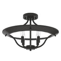 Hunter 19422  Perch Point 4 Light Semi-flush Mount Image 1