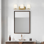 Hunter Fauna Grove Fauna Grove 3 Light Medium Vanity Gold