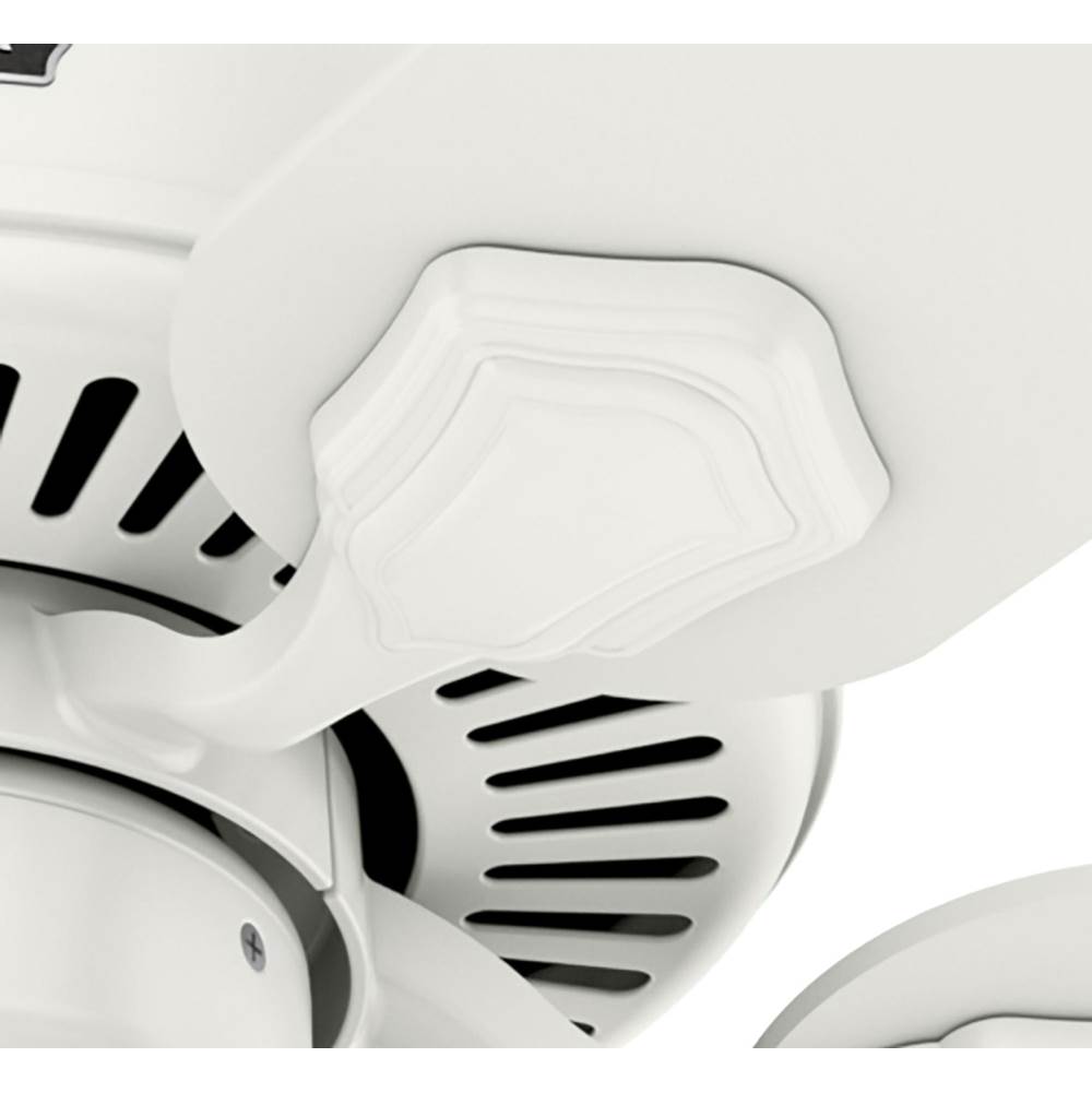 Hunter 52777 Fresh White Hunter 44 Inch Swanson Fresh White Ceiling Fan With Led Light Kit And Pull Chain Image 9