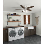 Hunter 53328 Brushed Nickel 52'' Builder Plus Lp-brushed Nickel Image 5