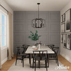 Hunter 45241 Matte Black Zoanne Matte Black 6 Light Chandelier Ceiling Light Fixture Image 5