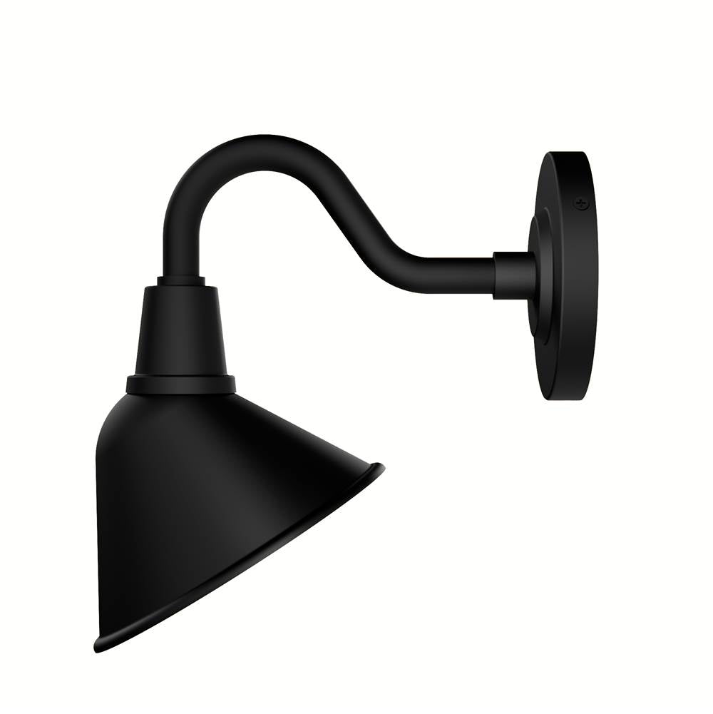 Hunter Cassius Matte Black 1 Light Small