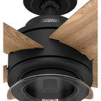 Hunter 52335 Matte Black 52in Margo - Flat Matte Black Image 8