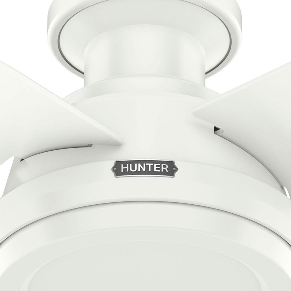 Hunter 59334 Fresh White 44 Inch Dempsey Lp Fresh White Image 4