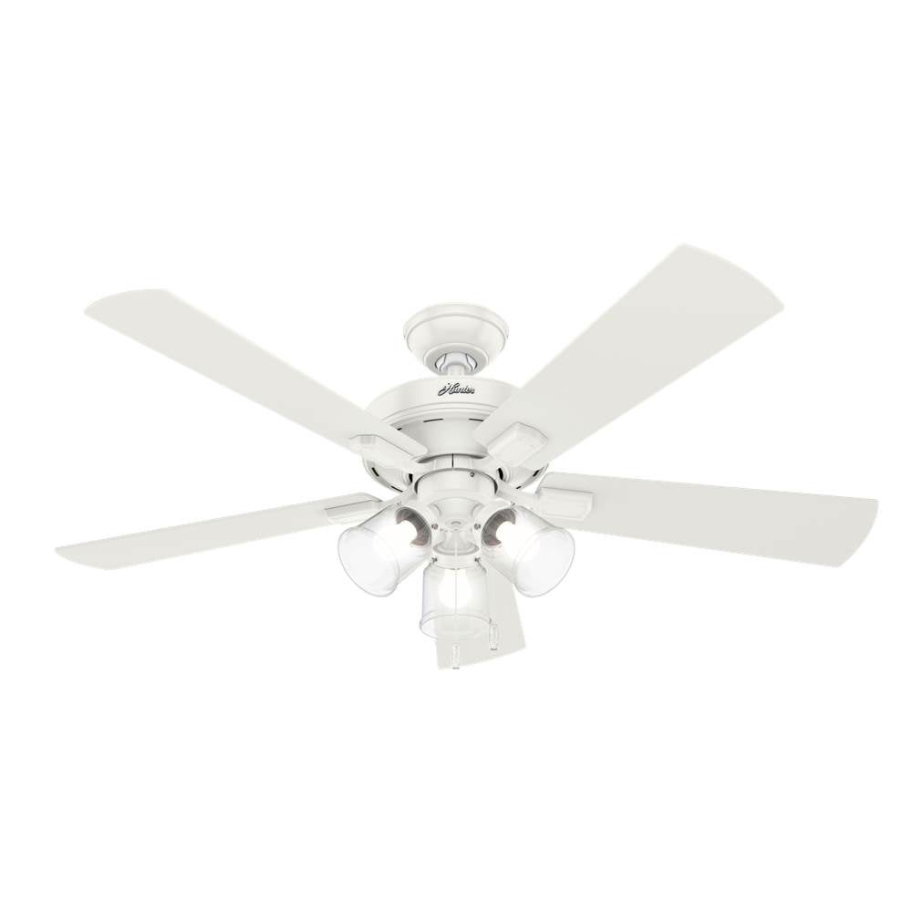 Hunter 54204 Fresh White 52'' Crestfield-fresh White Image 1