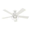 Hunter 54204 Fresh White 52'' Crestfield-fresh White Image 1