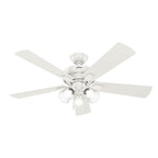 Hunter 54204 Fresh White 52'' Crestfield-fresh White Image 1