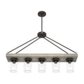 Hunter 19006 Onyx Bengal Devon Park Chandelier - Onyx Bengal Image 1
