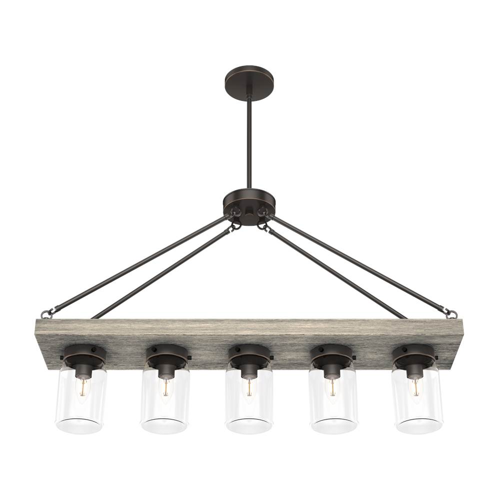 Hunter 19006 Onyx Bengal Devon Park Chandelier - Onyx Bengal Image 1