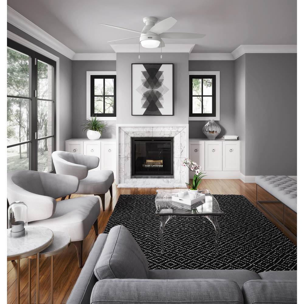 Hunter 52418 Fresh White 52in Lilliana -  Fresh White Image 3