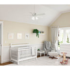 Hunter 52777 Fresh White Hunter 44 Inch Swanson Fresh White Ceiling Fan With Led Light Kit And Pull Chain Image 3