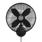 Hunter 97318 Matte Black Wall Fan Black Matte Image 1