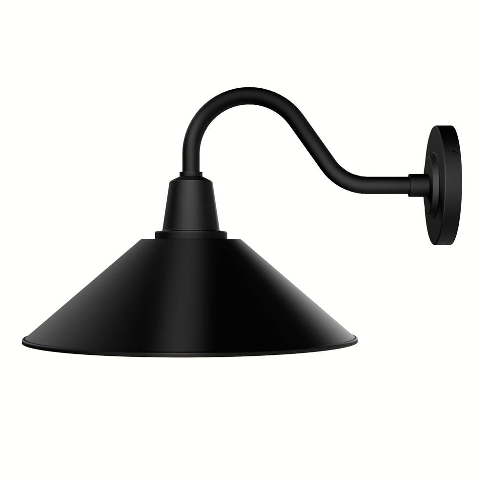 Hunter Skyflow Matte Black 1 Light Medium