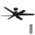 Hunter 50430 Flat Matte Black 52 Inch Airstack Matte Black Image 9