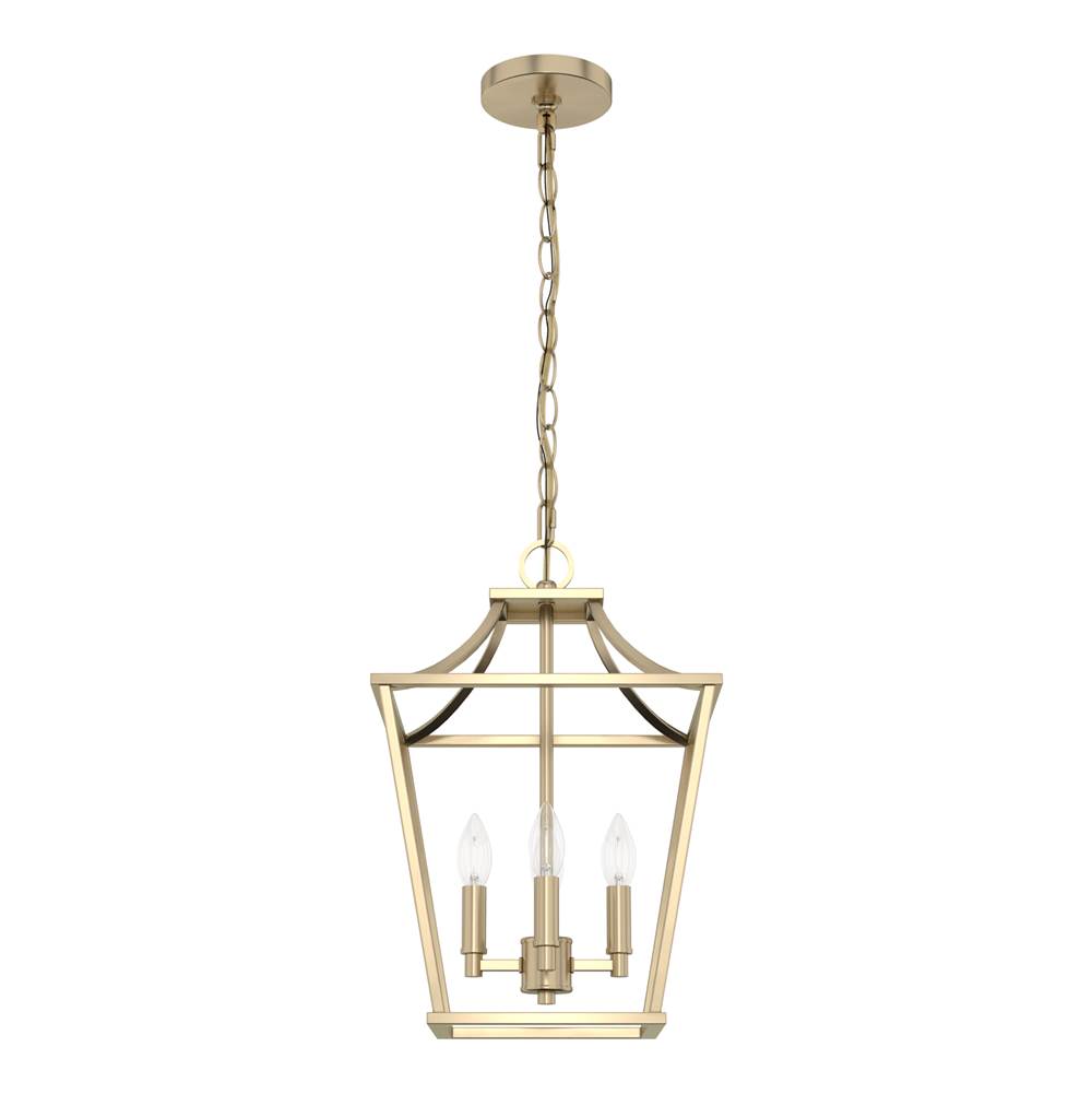 Hunter 19066 Alturas Gold Hunter Laurel Ridge Alturas Gold 4 Light Pendant Ceiling Light Fixture Image 1