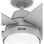 Hunter 52614 Dove Grey 52in Aerodyne - Dove Grey - Smart Image 8
