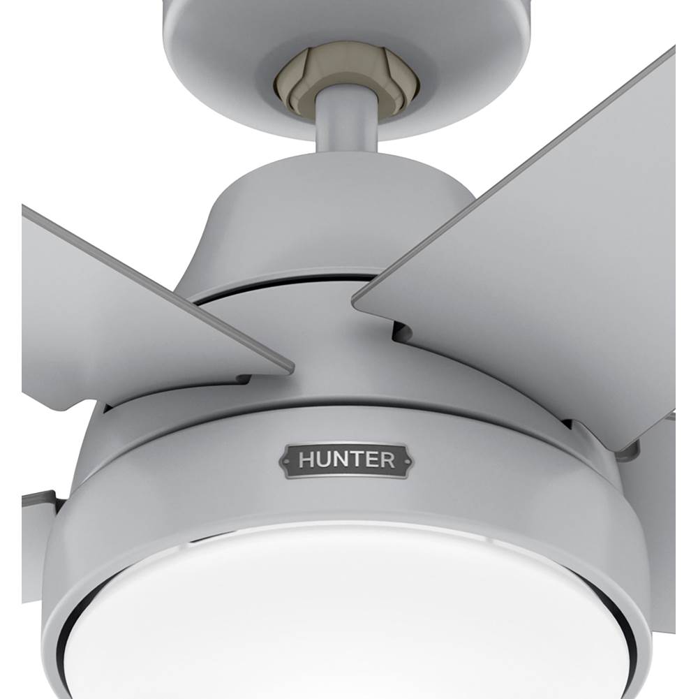 Hunter 52614 Dove Grey 52in Aerodyne - Dove Grey - Smart Image 8
