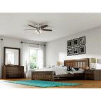 Hunter Builder 52'' Builder Plus Lp-brushed Nickel