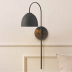 Hunter 48176 Matte Black Erling 1 Light Large Pin Up Sconce Black Image 7