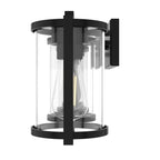 Hunter 48009 Matte Black Astwood Matte Black With Clear Glass 4 Light Vanity Wall Light Fixture Image 6