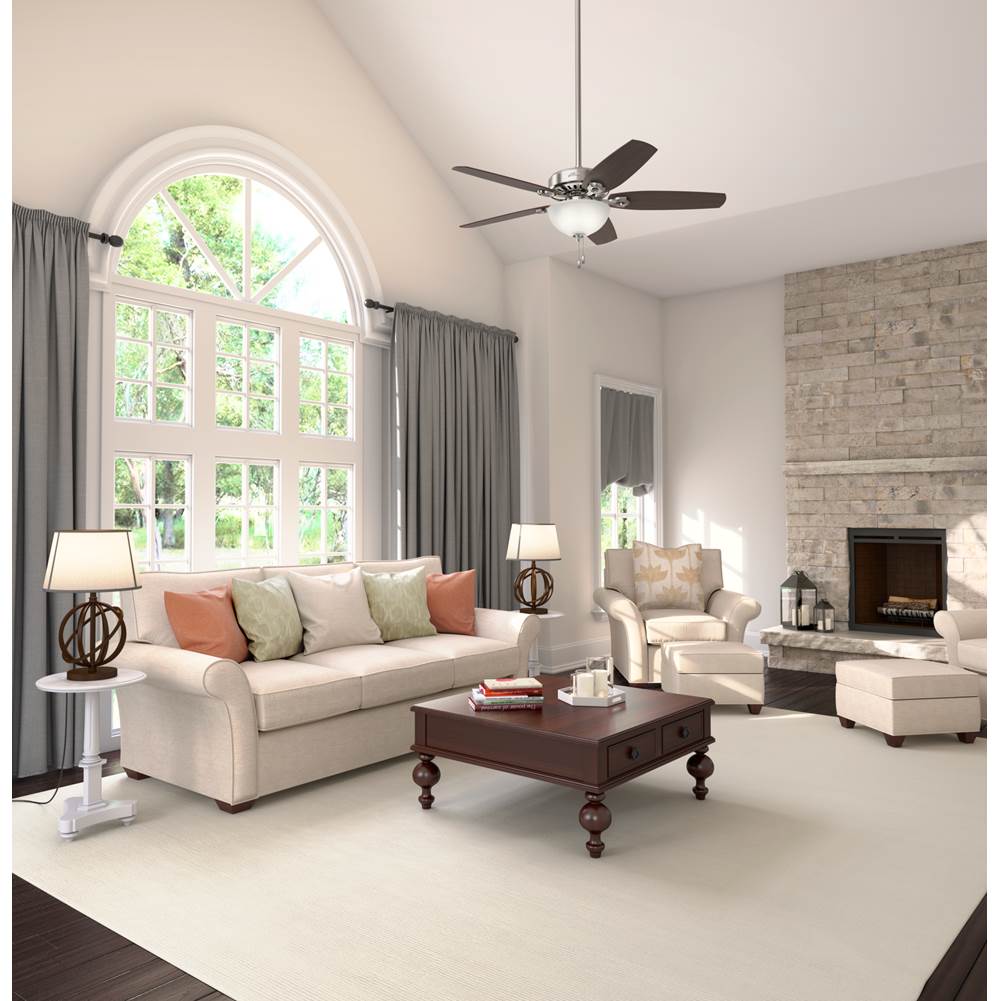 Hunter Builder 52'' Builder Deluxe-brushed Nickel