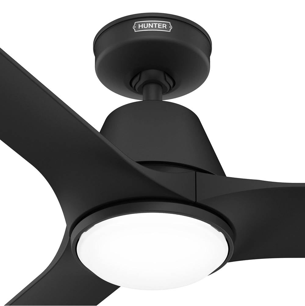 Hunter 52881 Matte Black 44 In Aeronaut - Matte Black Image 2