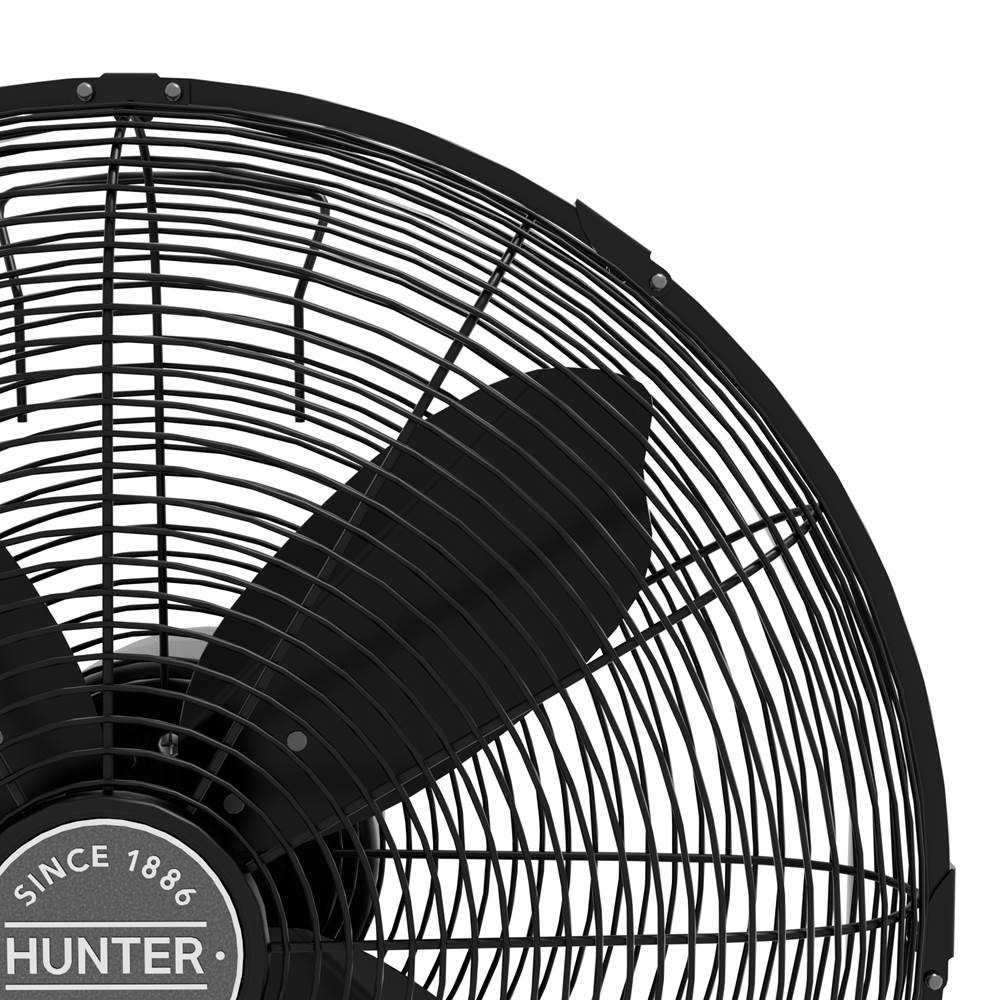 Hunter 97318 Matte Black Wall Fan Black Matte Image 7