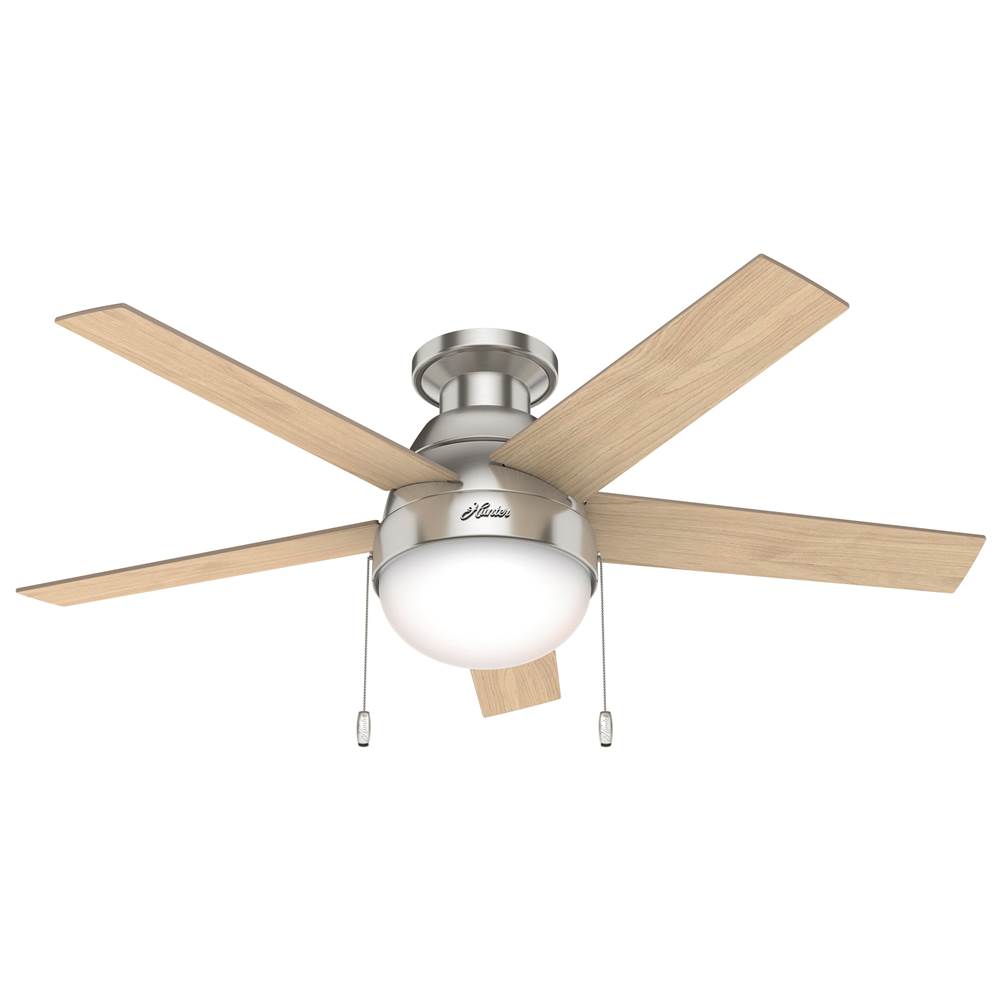 Hunter 50278 Brushed Nickel 46'' Anslee Lp-brushed Nickel Image 3
