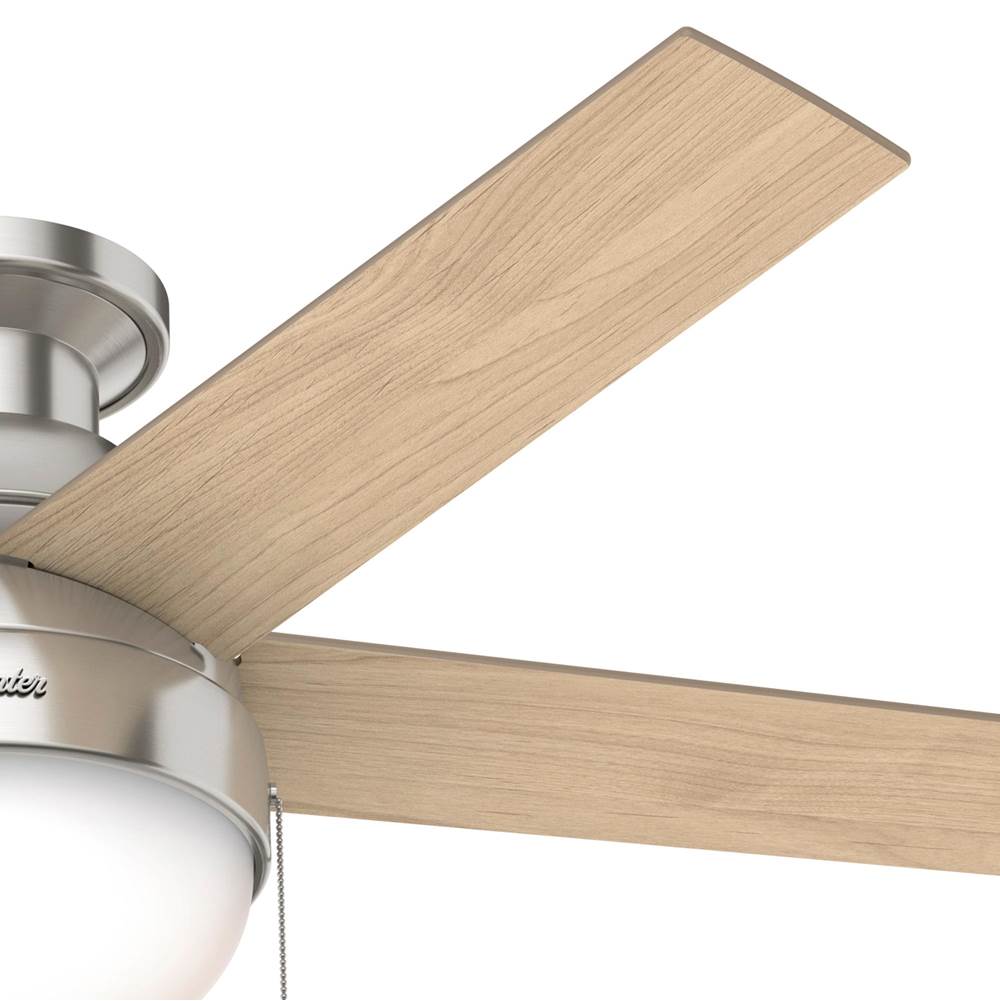 Hunter 50278 Brushed Nickel 46'' Anslee Lp-brushed Nickel Image 4