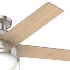 Hunter 50278 Brushed Nickel 46'' Anslee Lp-brushed Nickel Image 4
