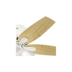 Hunter 51077 Fresh White 42'' Newsome Lp - Fresh White Image 4