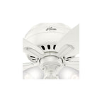 Hunter 51077 Fresh White 42'' Newsome Lp - Fresh White Image 5